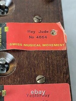 Vintage Reuge 3 Comb Music Box Beatles