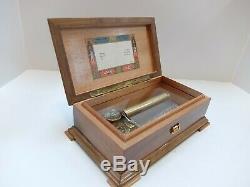 Vintage Reuge 3 Song 72 Note Bach & Handel Music Box (watch Video)