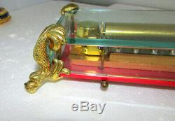 Vintage Reuge 3 Song 72 Note Crystal Clear Dauphine Music Box