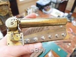 Vintage Reuge 3 Song 72 Note Nabucco Slaves Music Box (watch Video)