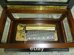 Vintage Reuge 3 Tune 72 Note Music Box Memory (cats) Limited Collection Model