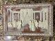 Vintage Reuge 4/50 Johann Strauss Jr. Music Box Incolay Stone Masquerade Ball