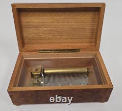 Vintage Reuge 50-Note Music Box, Working, Damaged Box Free Shipping