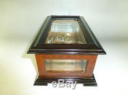 Vintage Reuge 72 Music Box, Crystal Clear Glass Fully Serviced (watch Video)