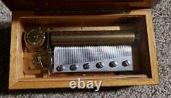 Vintage Reuge 72 Note Music Box-Plays Hungarian Rhapsody by Liszt(see video)
