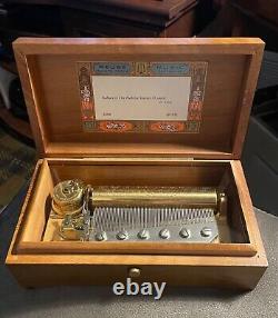 Vintage Reuge 72 Note Music Box. Plays Nabucco by Giuseppe Verdi. SEE VIDEO
