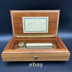 Vintage Reuge 72 Notes Music Box 18 Variation Sur Un Theme De Paganini 3/72