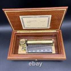 Vintage Reuge 72 Notes Music Box 18 Variation Sur Un Theme De Paganini 3/72