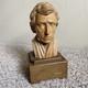 Vintage Reuge Anri Chopin Swiss Wooden Music Box Bust Head Romance 10.5