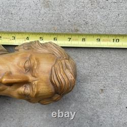 Vintage Reuge Anri Chopin Swiss Wooden Music Box Bust Head Romance 10.5