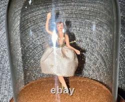 Vintage Reuge Ballerina Domed Music Box 5 Kiss Waltz Works Perfectly