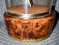 Vintage Reuge Ballerina Domed Music Box 5 Kiss Waltz Works Perfectly