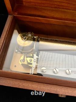 Vintage Reuge CH3/72 Music Box. Wolfgang Amadeus Mozart Turkish March. SEE VIDEO