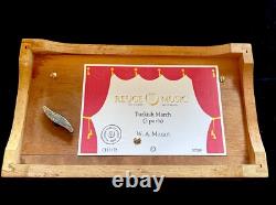 Vintage Reuge CH3/72 Music Box. Wolfgang Amadeus Mozart Turkish March. SEE VIDEO