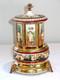 Vintage Reuge Capodimonte Cherubs Lipstick Carousel Music Box