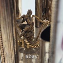 Vintage Reuge Capodimonte Italian Musical Lipstick Dispenser With Cherub READ