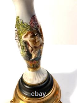 Vintage Reuge Capodimonte Pepper Mill Working Music Box, Bougie Grandmacore