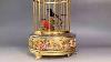 Vintage Reuge Capodimonte Singing Bird Cage Automaton Music Box