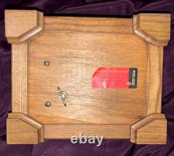 Vintage Reuge Christmas Themed Music Box Dr Zhviago Lara's Theme Swiss Working