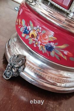 Vintage Reuge Cigarette or Lipstick holder carousel music box 50s/60s, Italy