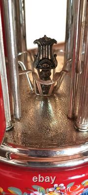 Vintage Reuge Cigarette or Lipstick holder carousel music box 50s/60s, Italy