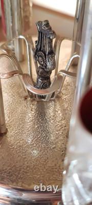 Vintage Reuge Cigarette or Lipstick holder carousel music box 50s/60s, Italy