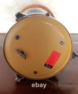 Vintage Reuge Cigarette or Lipstick holder carousel music box brown onyx