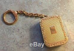 Vintage Reuge Croix Music key chain Sounds And Looks Great. Swiss Made