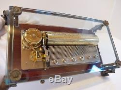 Vintage Reuge Crystal Clear 72 Note Canon In D Music Box (watch Video)