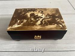 Vintage Reuge Cylinder Music Box W. A. Mozart Minuet Don Juan Allegro Eine Kleine