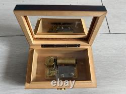 Vintage Reuge Cylinder Music Box W. A. Mozart Minuet Don Juan Allegro Eine Kleine