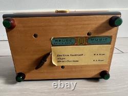 Vintage Reuge Cylinder Music Box W. A. Mozart Minuet Don Juan Allegro Eine Kleine