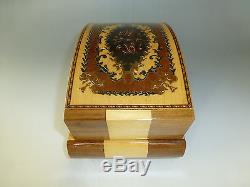 Vintage Reuge Dancing Ballerina Cigarette / Items Wooden Case Holders Music Box
