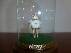 Vintage Reuge Dancing Ballerina Music Box Automaton Newly Serviced (see Video)