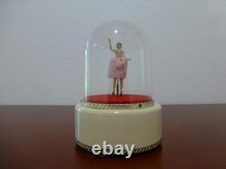 Vintage Reuge Dancing Ballerina Music Box Automaton Newly Serviced (see Video)