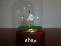 Vintage Reuge Dancing Ballerina Music Box Automaton Newly Serviced (see Video)