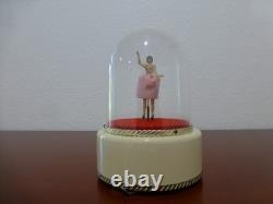 Vintage Reuge Dancing Ballerina Music Box Automaton Newly Serviced (see Video)