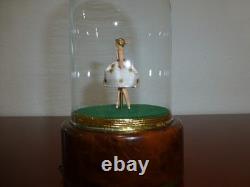 Vintage Reuge Dancing Ballerina Music Box Automaton Newly Serviced (see Video)