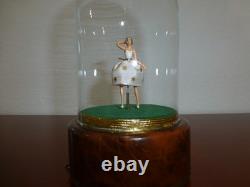Vintage Reuge Dancing Ballerina Music Box Automaton Newly Serviced (see Video)