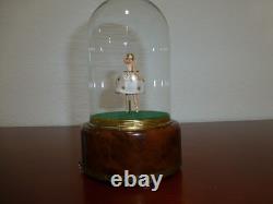 Vintage Reuge Dancing Ballerina Music Box Automaton Newly Serviced (see Video)