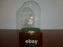 Vintage Reuge Dancing Ballerina Music Box Automaton Newly Serviced (see Video)