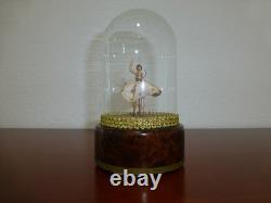 Vintage Reuge Dancing Ballerina Music Box Automaton Restored (watch The Video)