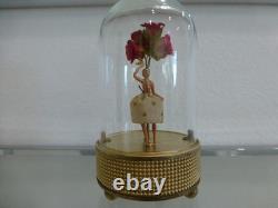 Vintage Reuge Dancing Ballerina Music Box Automaton Restored (watch The Video)