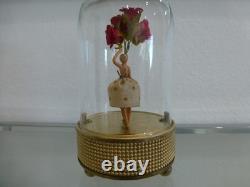 Vintage Reuge Dancing Ballerina Music Box Automaton Restored (watch The Video)