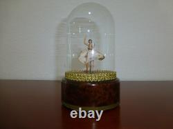 Vintage Reuge Dancing Ballerina Music Box Automaton Restored (watch The Video)
