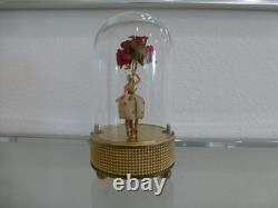 Vintage Reuge Dancing Ballerina Music Box Automaton Restored (watch The Video)