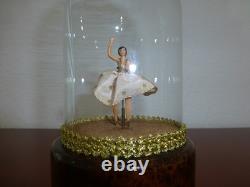 Vintage Reuge Dancing Ballerina Music Box Automaton Restored (watch The Video)