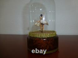Vintage Reuge Dancing Ballerina Music Box Automaton Restored (watch The Video)