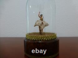 Vintage Reuge Dancing Ballerina Music Box Automaton Restored (watch The Video)