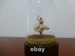 Vintage Reuge Dancing Ballerina Music Box Automaton Restored (watch The Video)